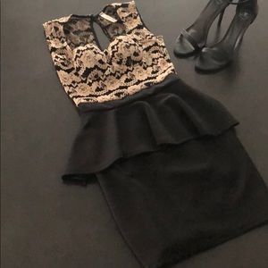 Lovely Day Gold and black dress